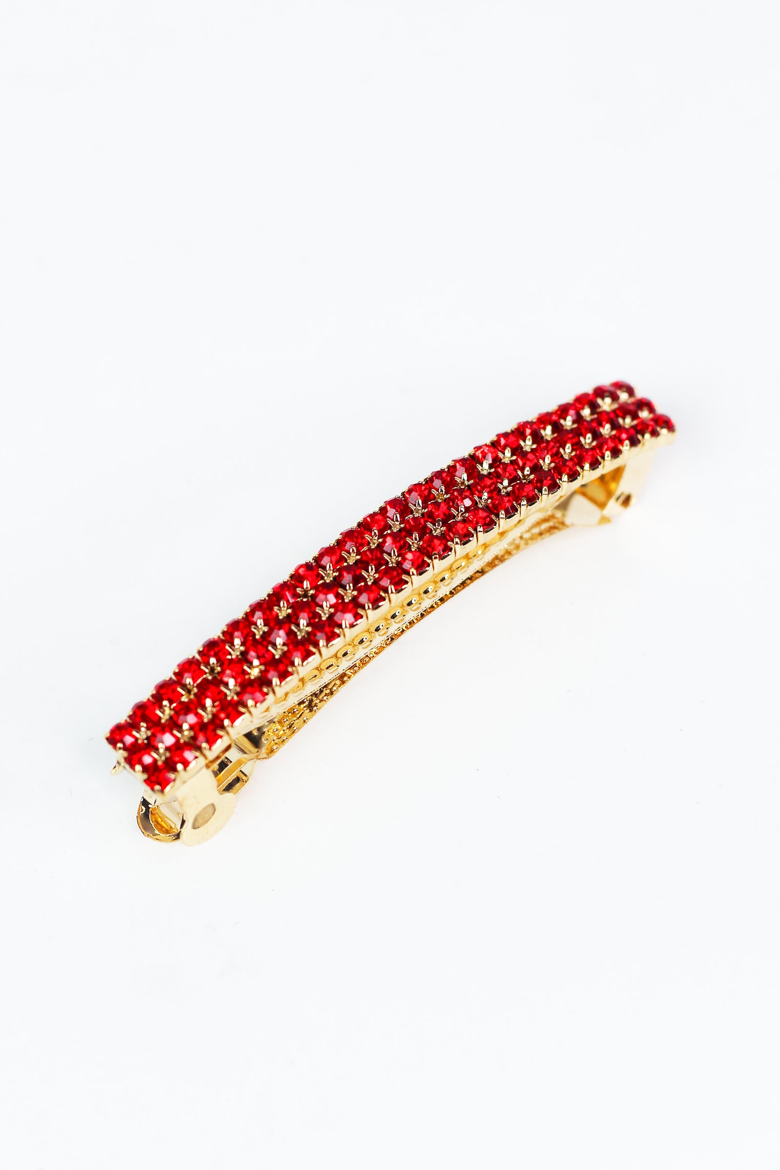 3 Row Rhinestone Hair Clip