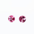 Round Rhinestone Stud Earrings