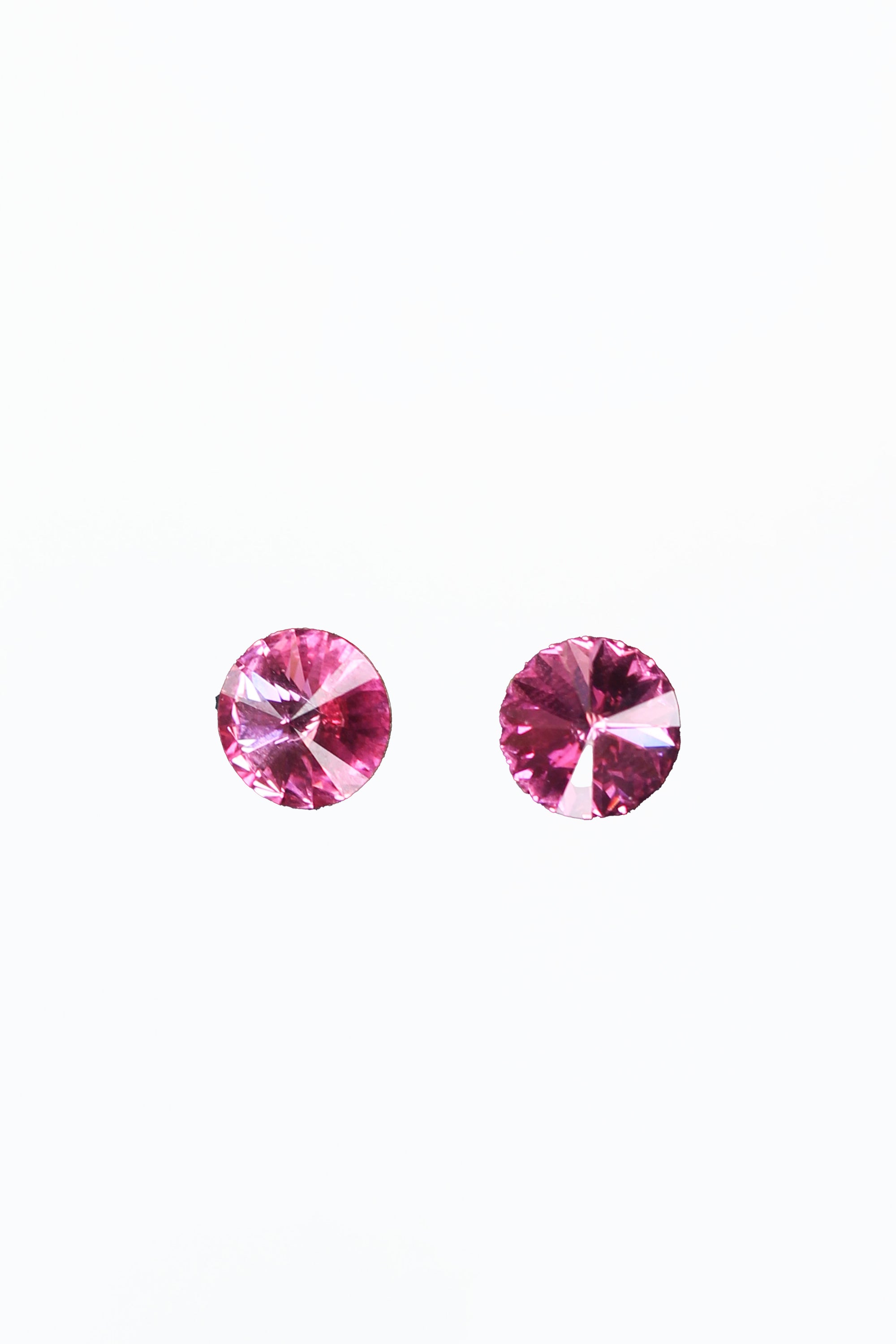 Round Rhinestone Stud Earrings - Glitz & Ears Boutique