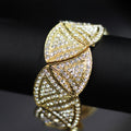 Rhinestone Triangles Stretch Bracelet