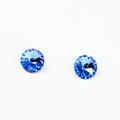 Round Rhinestone Stud Earrings