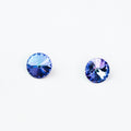 Round Rhinestone Stud Earrings