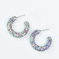 Small/Medium Rhinestone Hoops