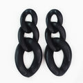 Thick Chain Link Dangling Earrings