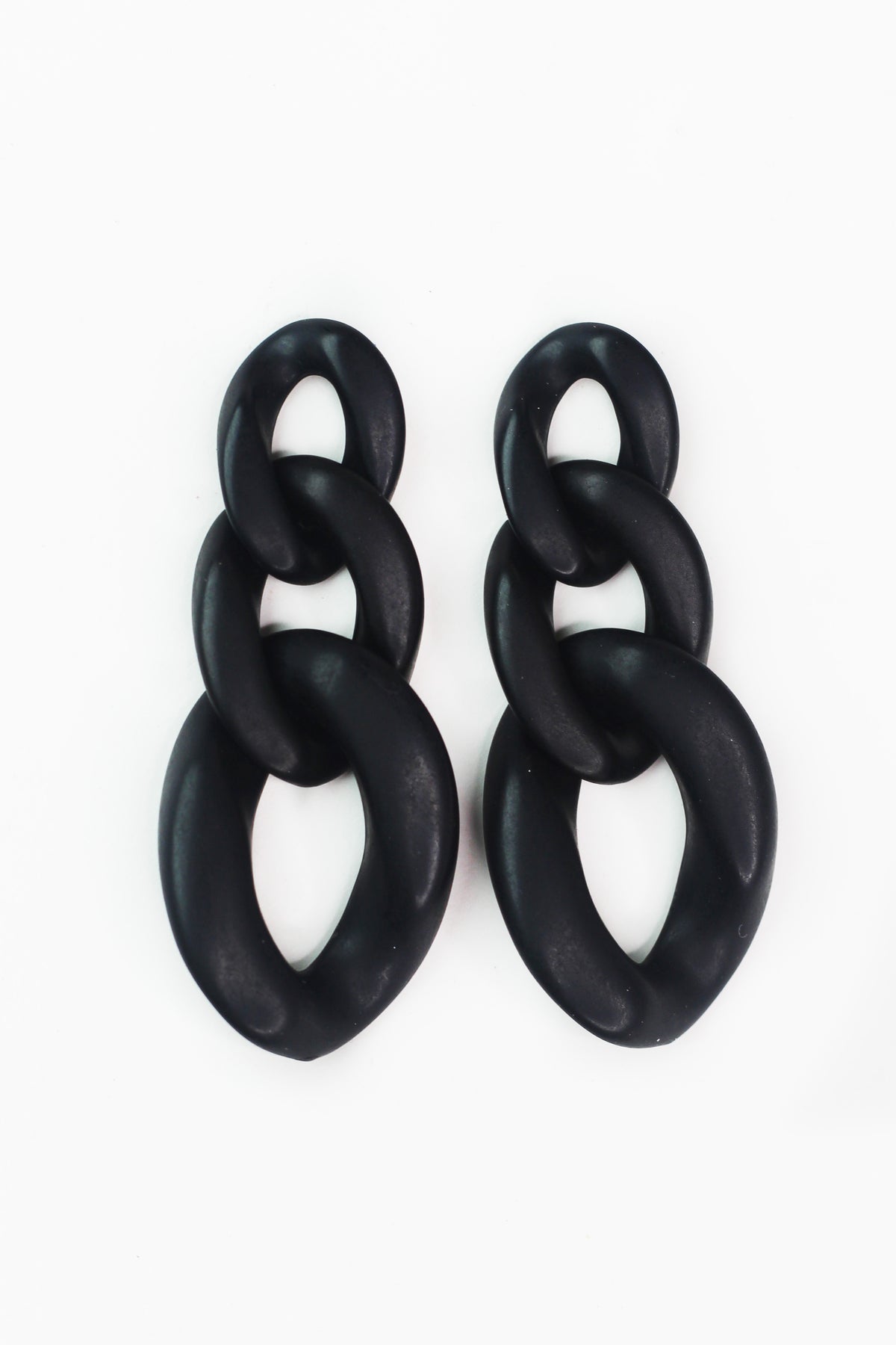 Thick Chain Link Dangling Earrings