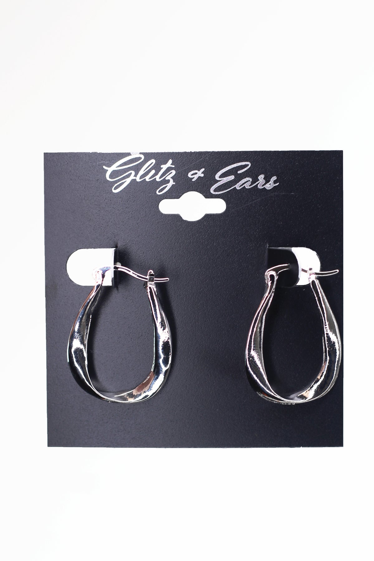 Twisted Metal Hoop Earrings