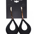 Dangling Open Teardrop Earrings