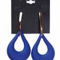 Dangling Open Teardrop Earrings
