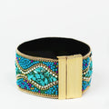 Bohemian Seed Bead Magnetic Cuff