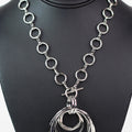 Multi Circles Toggle Necklace