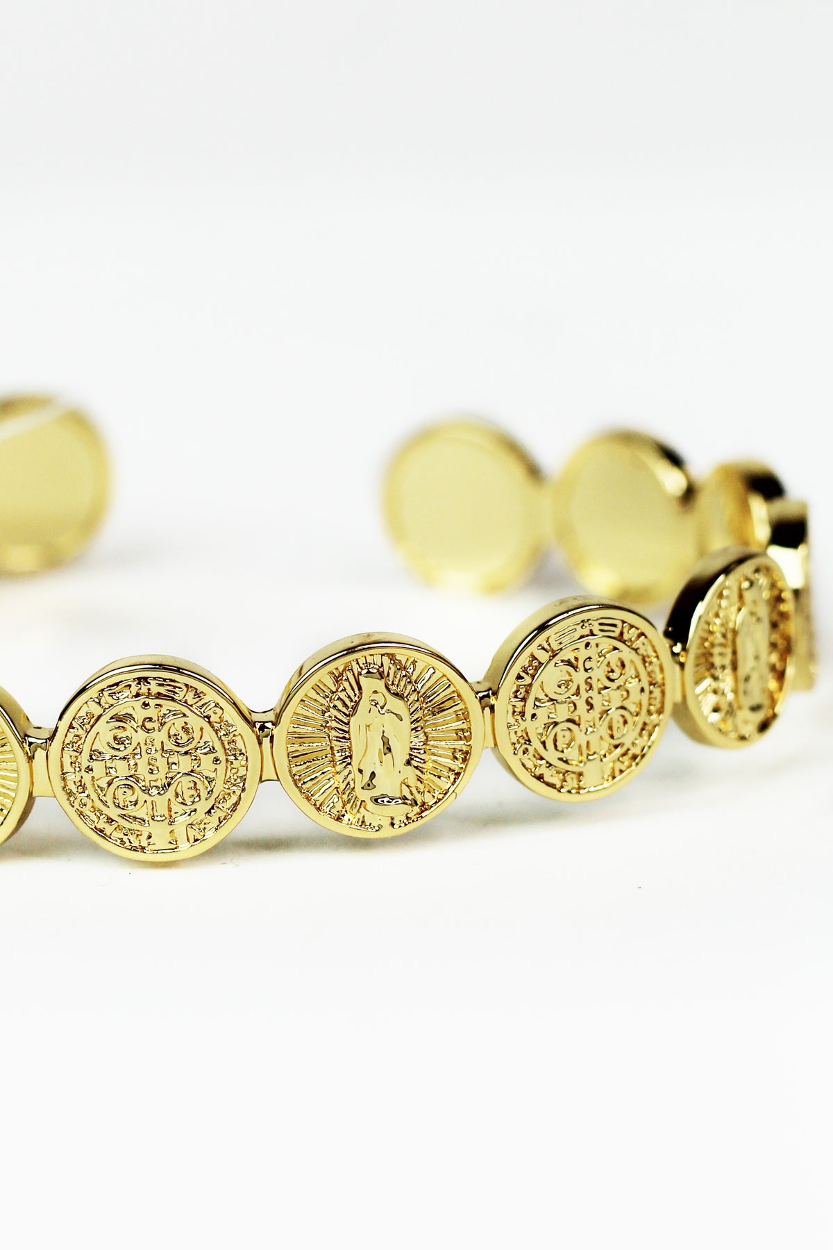 St. Benedict Medals Cuff Bracelet