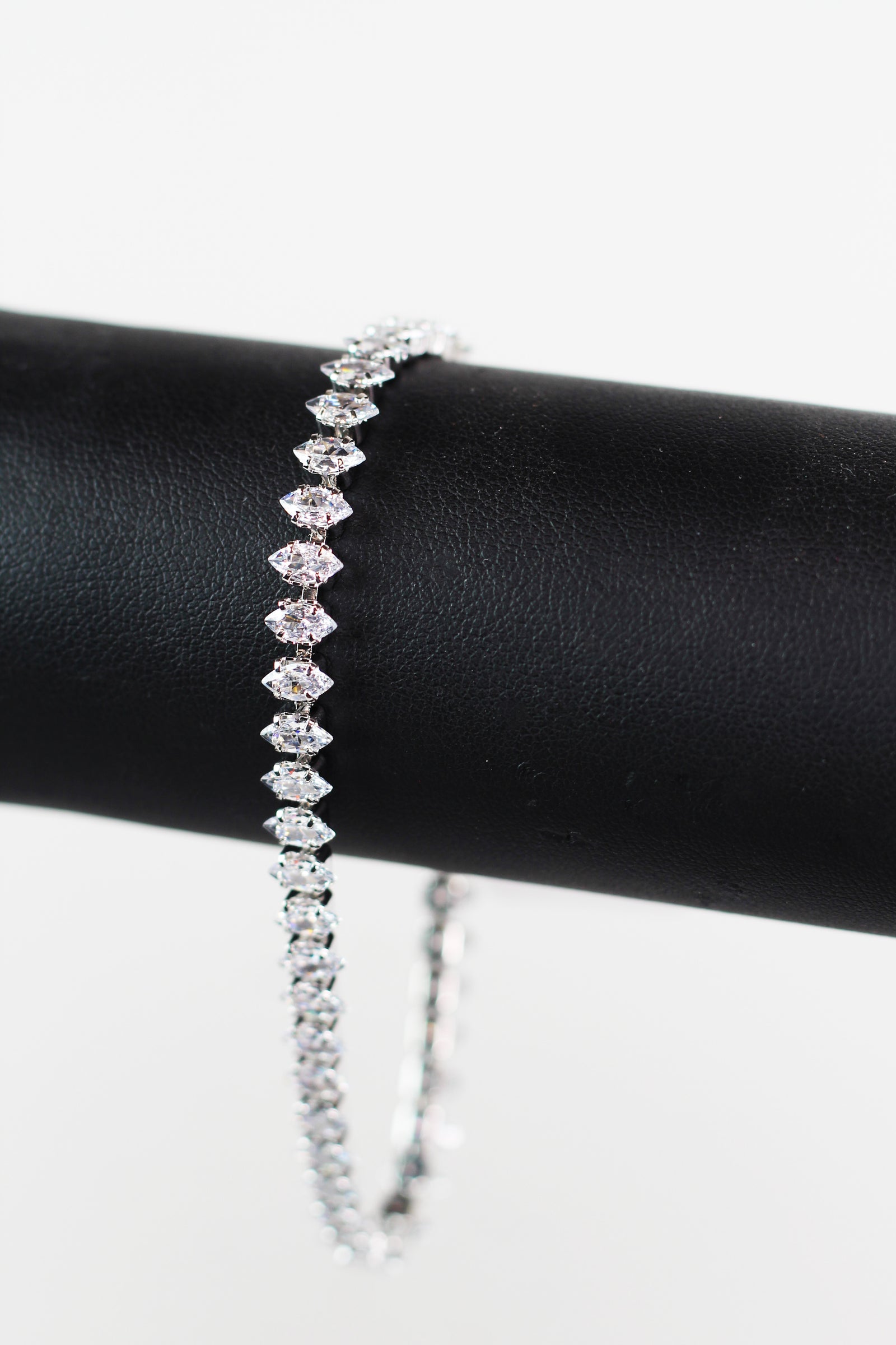 All Marquis Rhinestones Tennis Bracelet