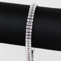 All Baguette Rhinestone Tennis Bracelet