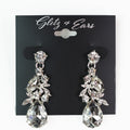 Round & Marquis Leaf w/ Teardrop Earrings