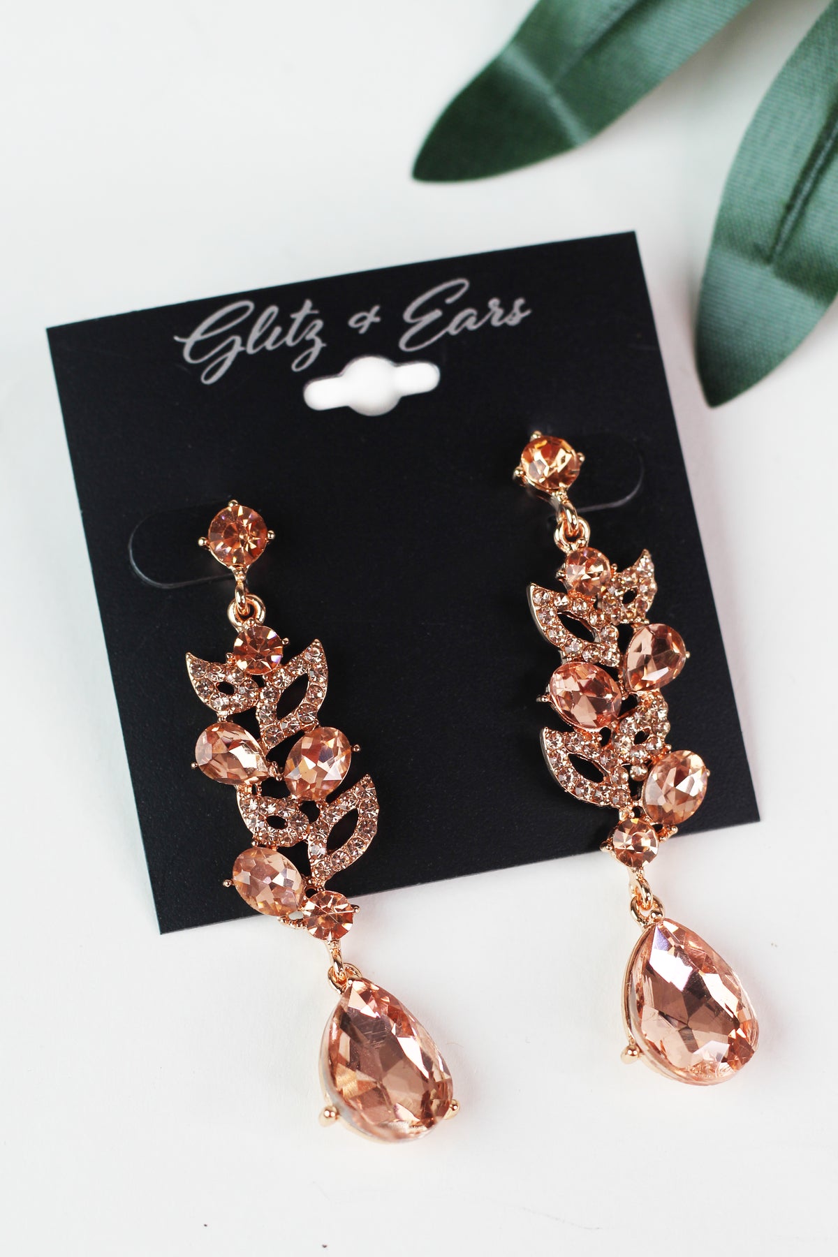 Open Almond, Oval & Teardrop Dangle Long Earring