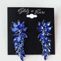 Thick Top Skinny Point All Almond Stones Earring