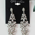 XS Almond Stones Long Earring