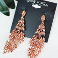 XS Almond Stones Long Earring