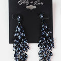 XS Almond Stones Long Earring