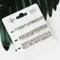 3 Different Rhinestone Bobby Pin Set