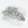 Large Rhinestone Flower Hair Barrette