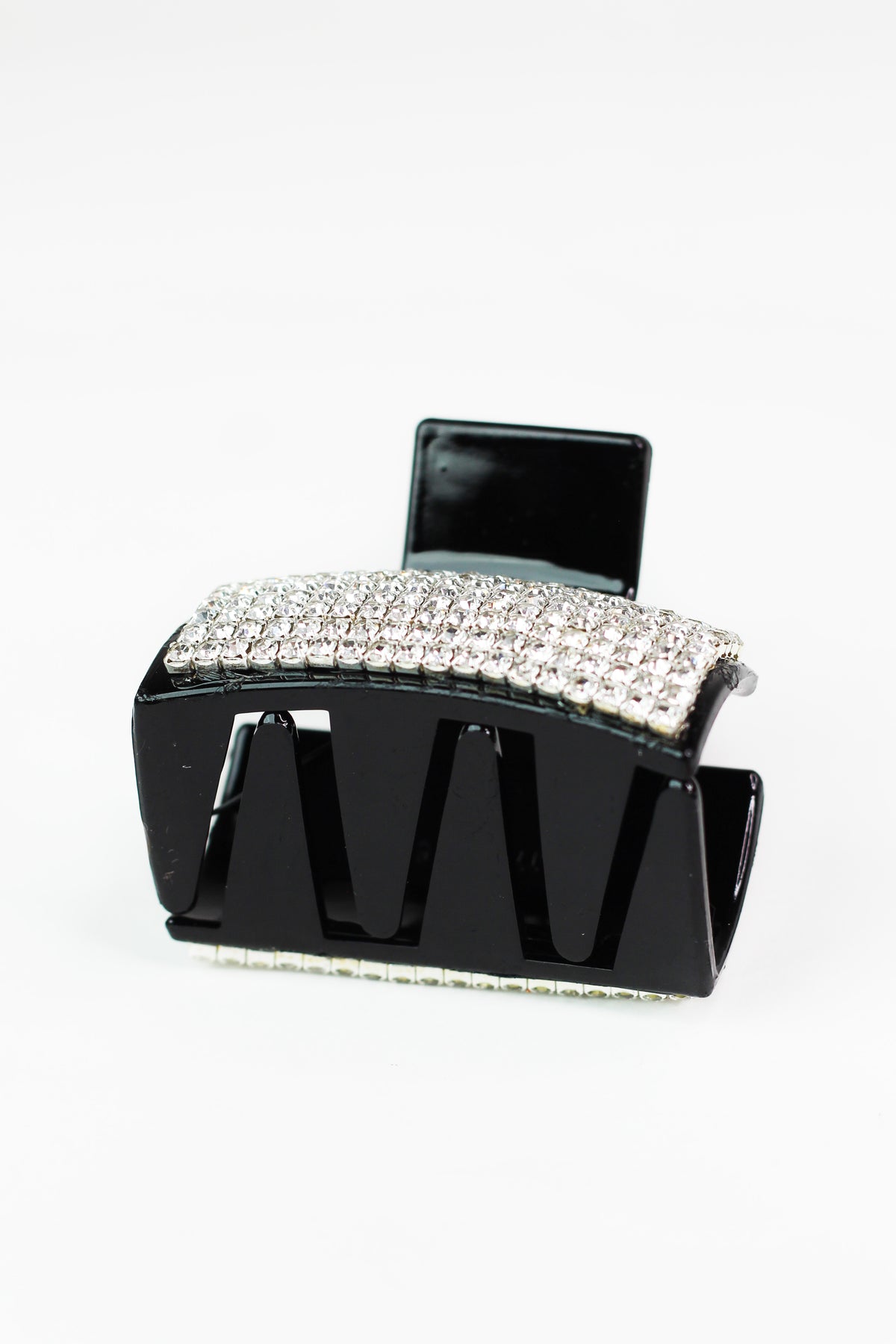 Small 9 Row Rhinestone Hair Claw