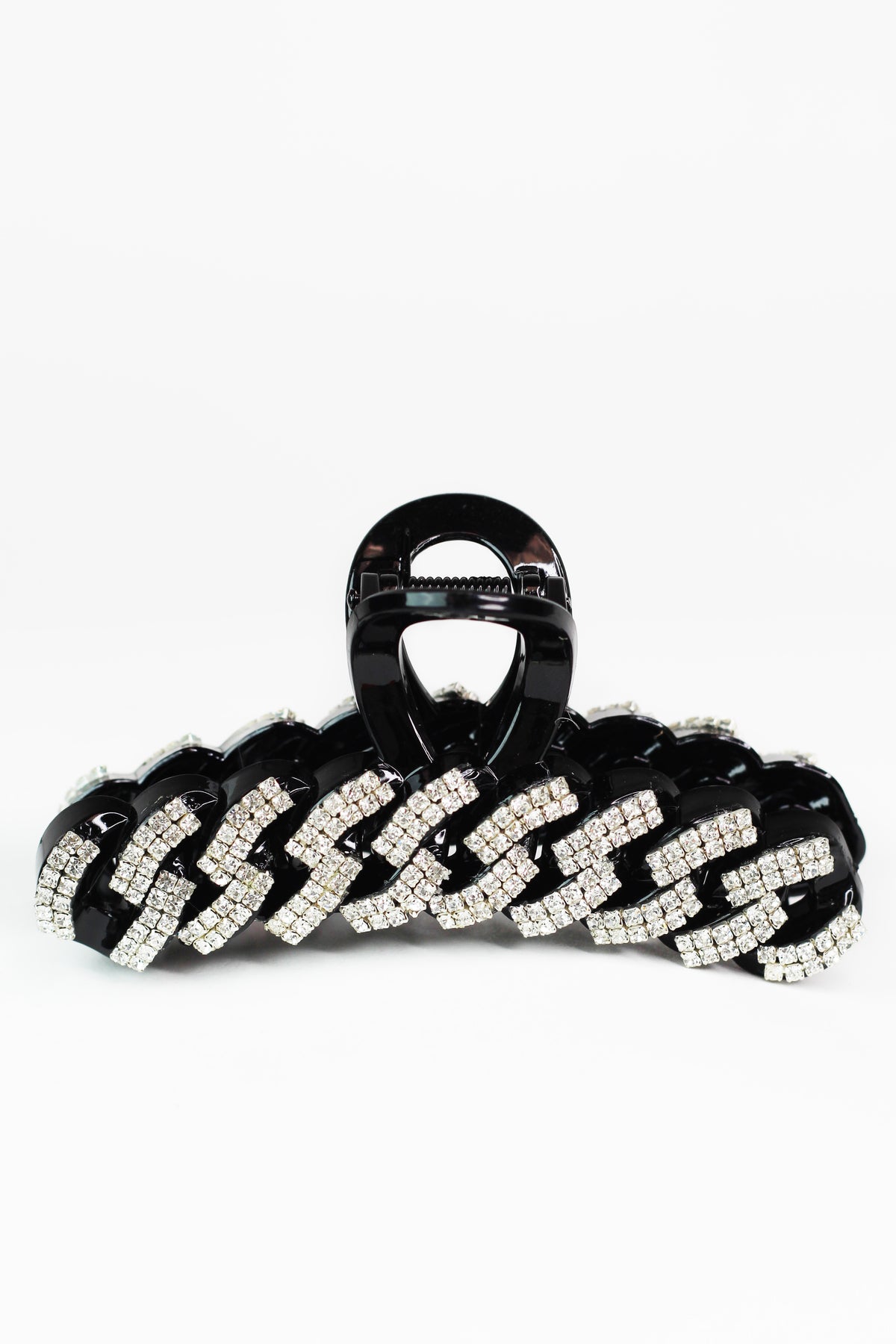 Rhinestone Zig Zag Design Hair Claw