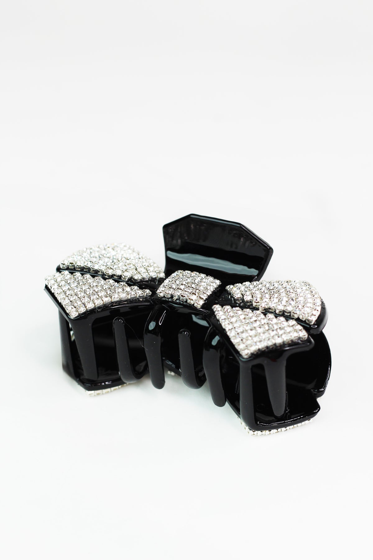 Rhinestone Bow Hair Claw