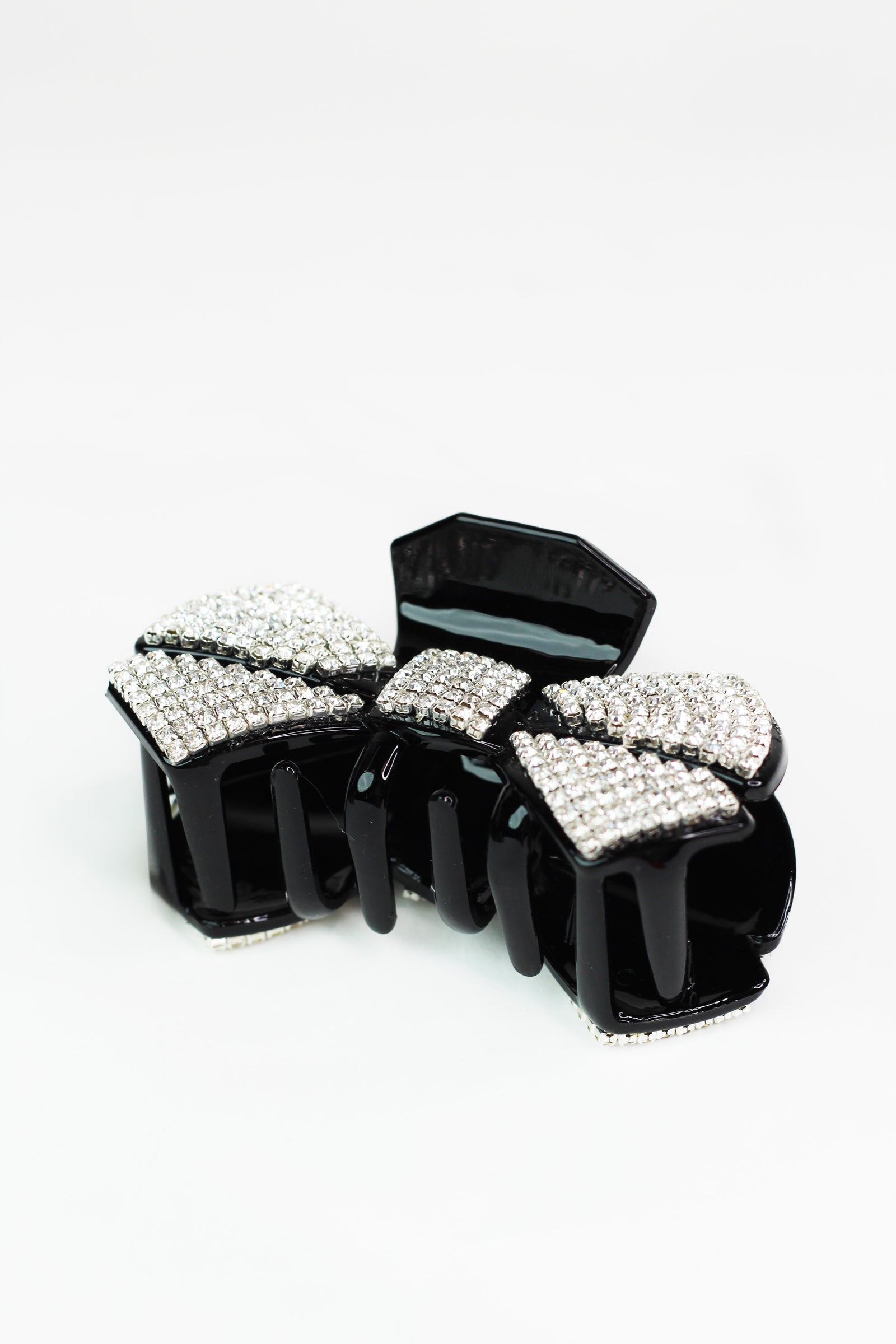 Rhinestone Bow Hair Claw