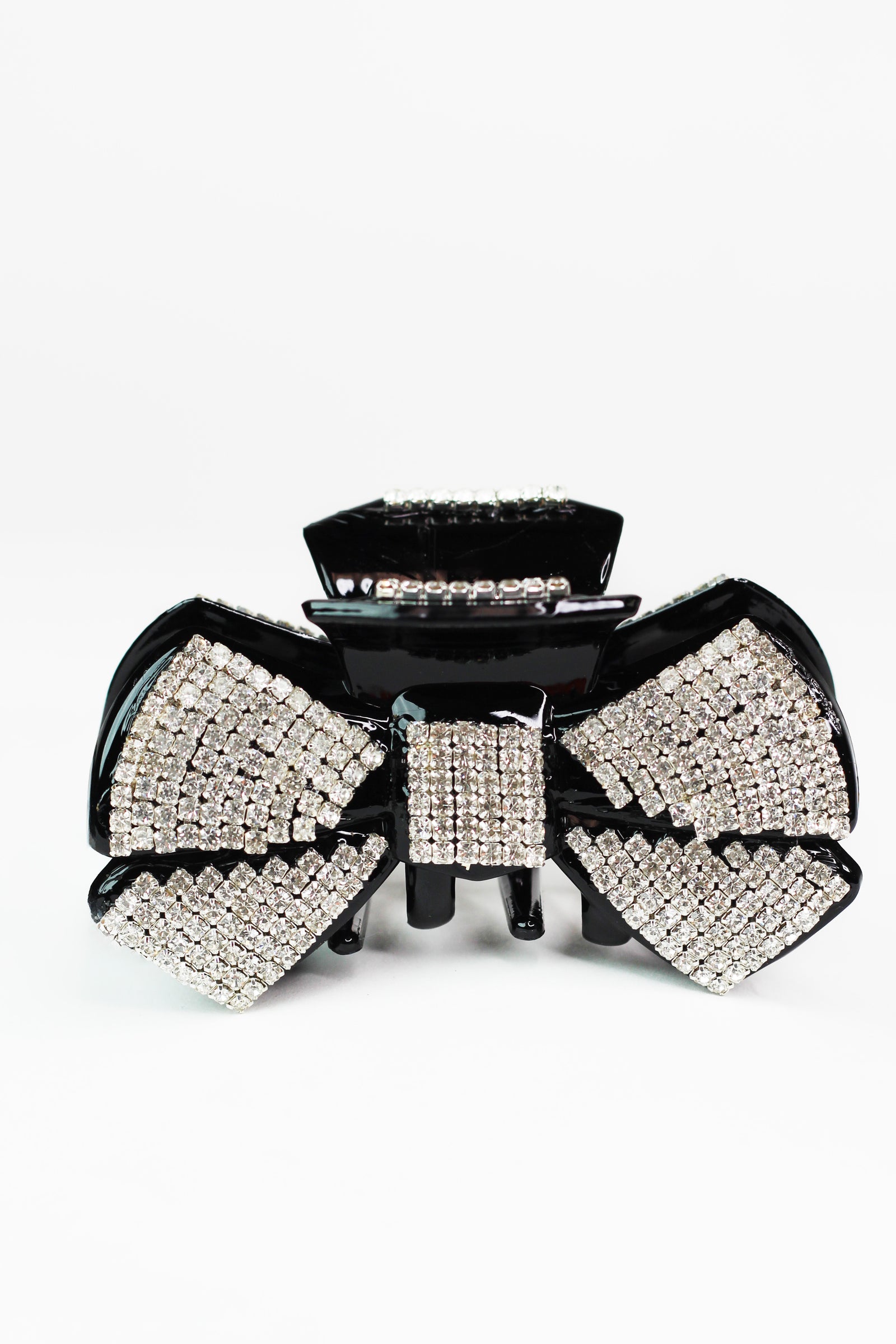 Rhinestone Bow Hair Claw