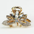 Sm. Rhinestone Flower Hair Claw