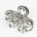 Sm. Rhinestone Bow Hair Claw
