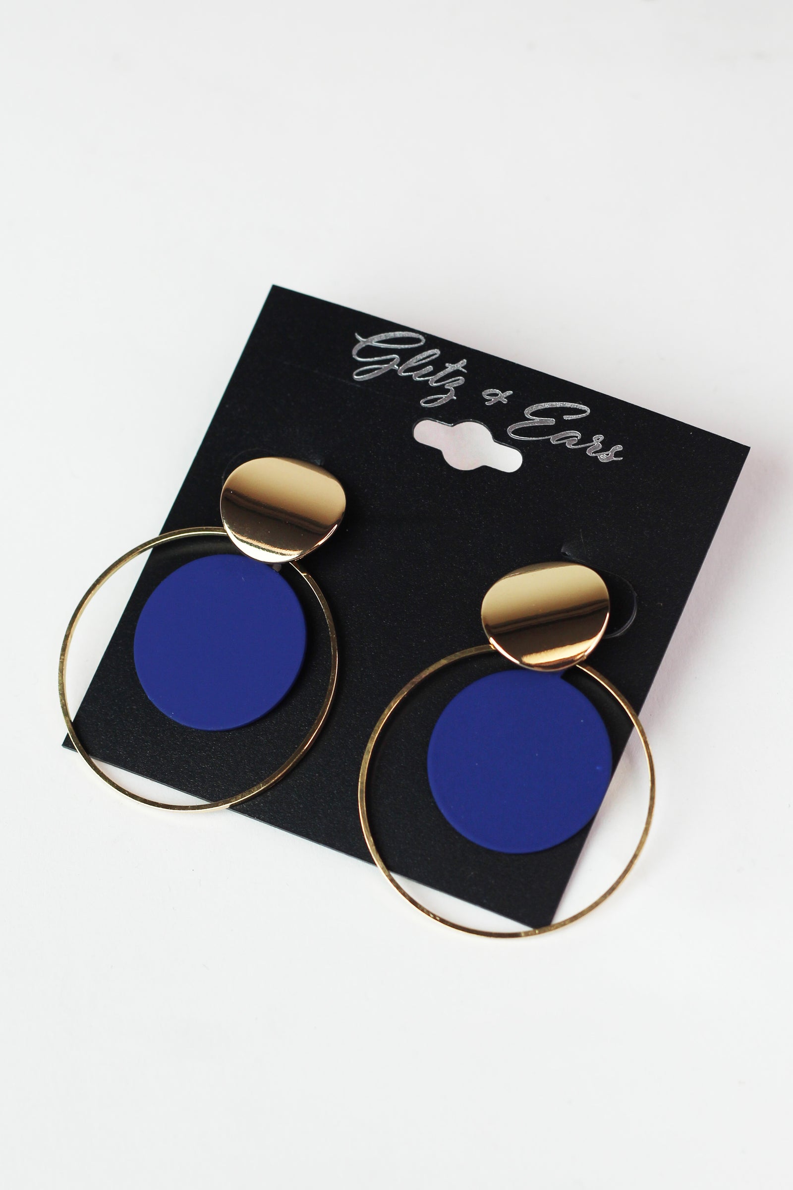 Two Circles Dangling Earrings