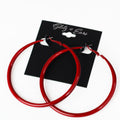 XL Painted Lever Back Earrings