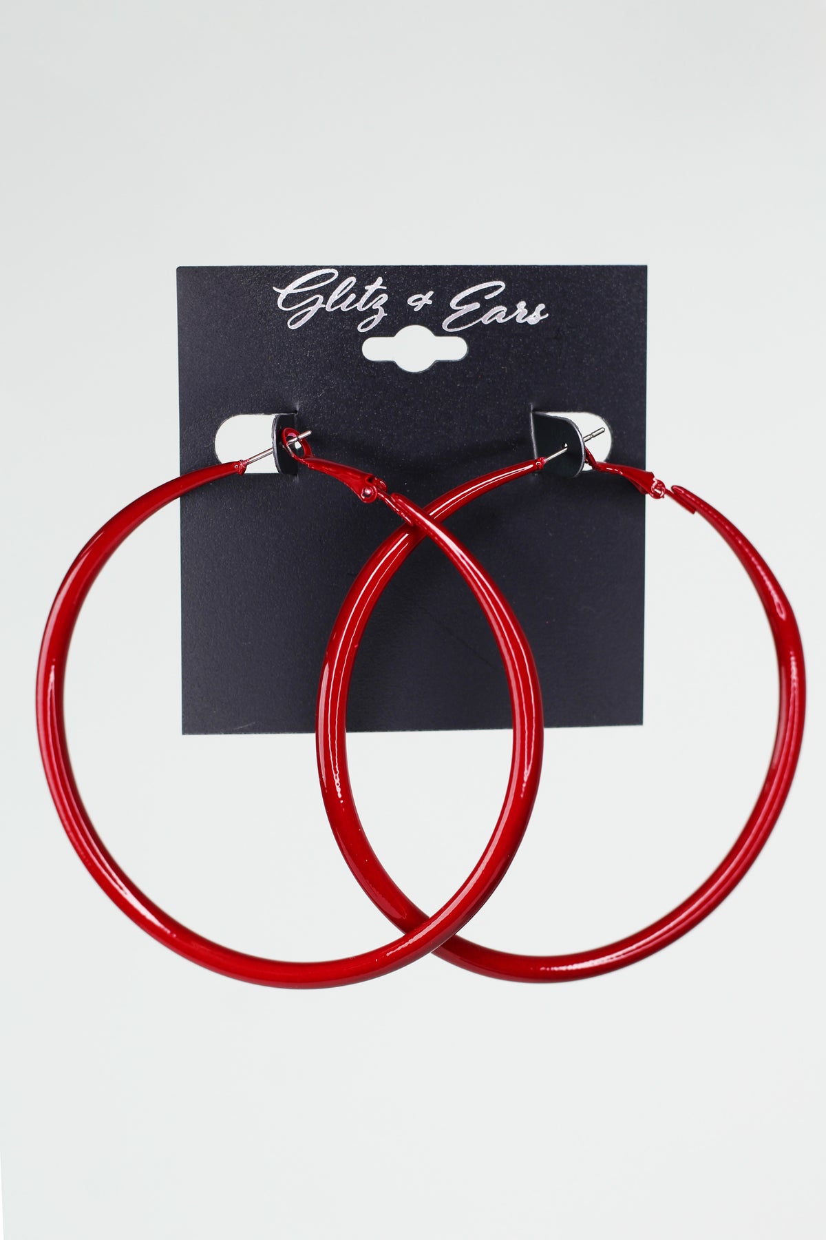 XL Painted Lever Back Earrings