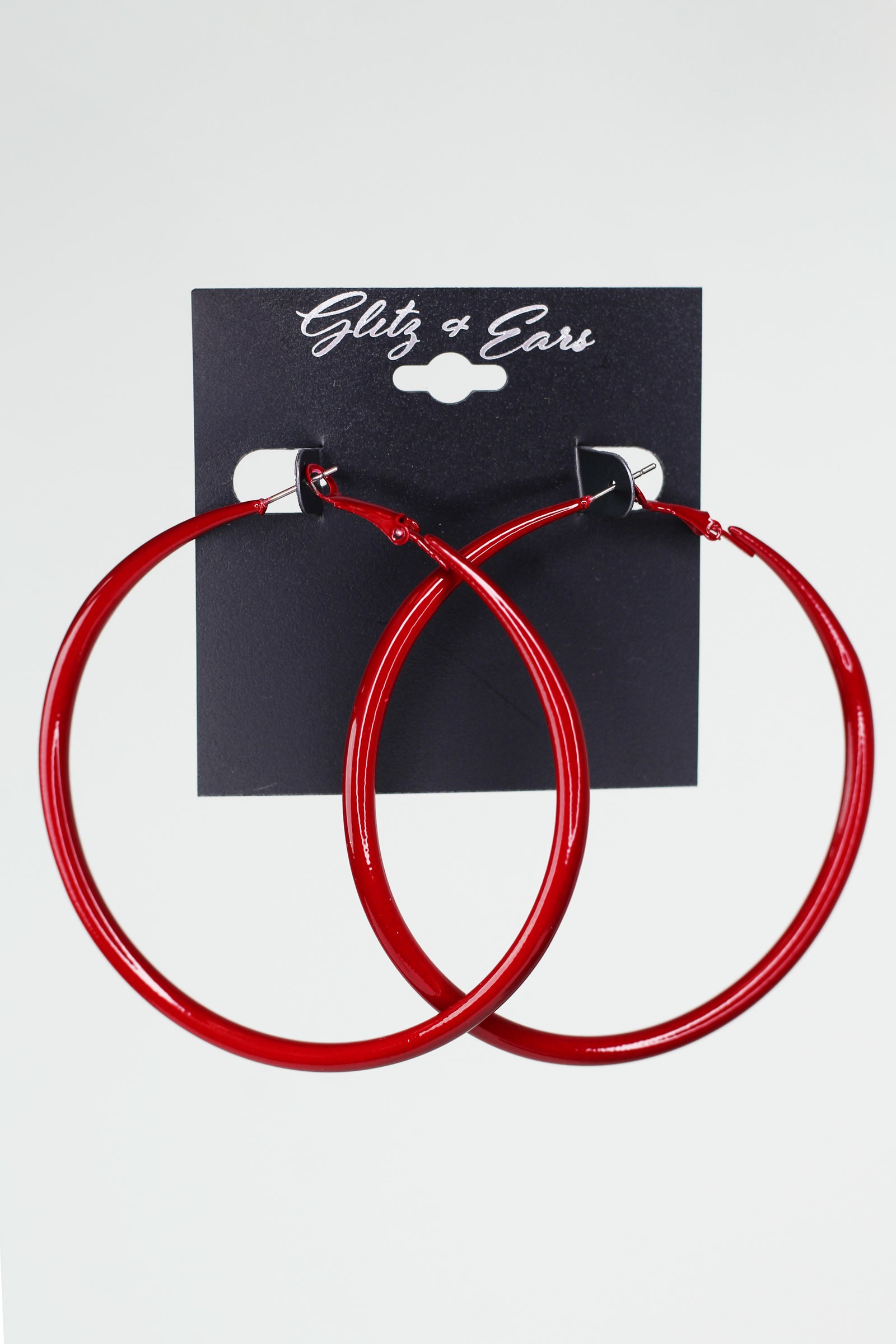 XL Painted Lever Back Earrings