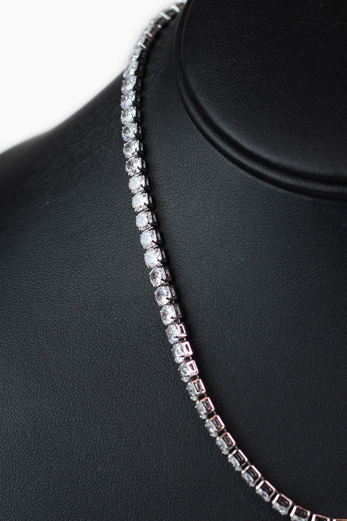 Rhinestone Tennis Necklace