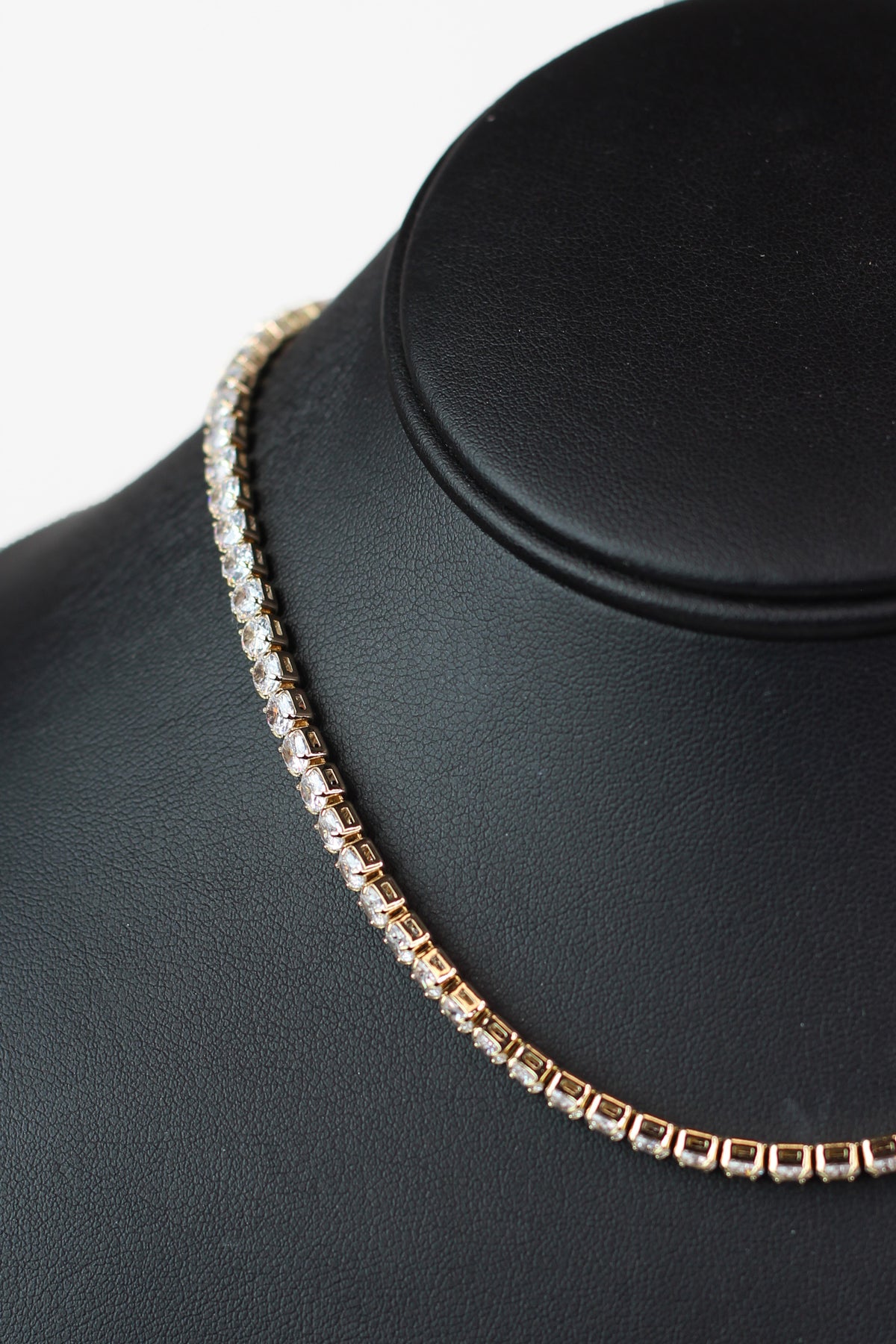 Rhinestone Tennis Necklace