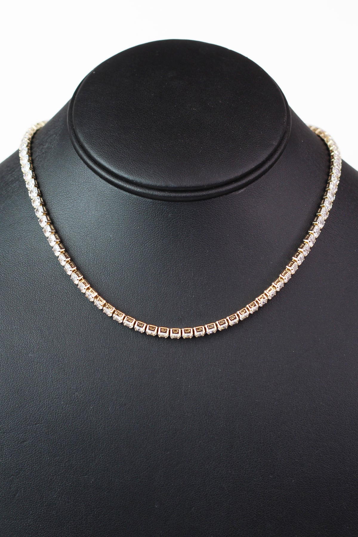 Rhinestone Tennis Necklace