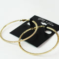 Lg. Thin Rhinestone Lever Back Earrings