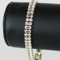 All Baguette Rhinestone Tennis Bracelet
