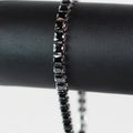 All Square Rhinestone Tennis Bracelet