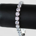 Chunky Rhinestone Tennis Bracelet