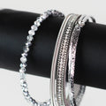 Thin Beads Stones Chains Coil & Strips Magnetic Bracelet