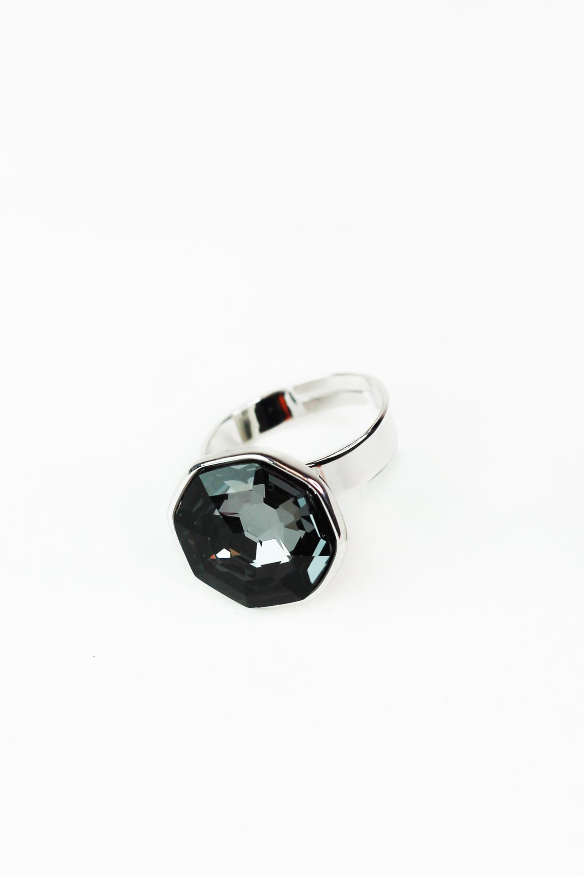 Octagon Stone Ring
