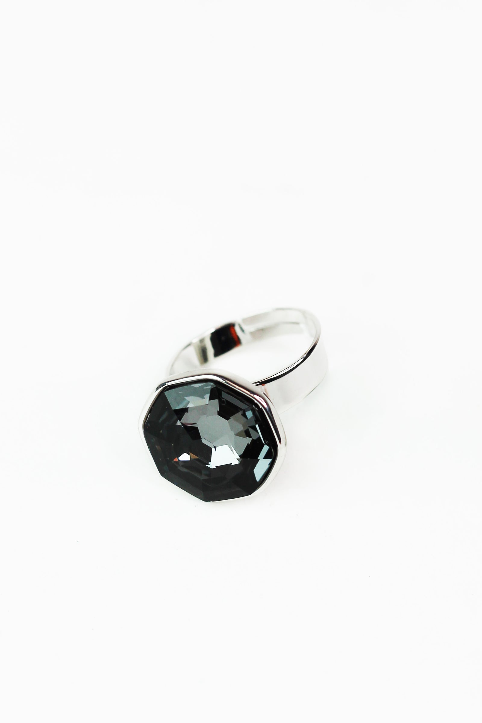 Octagon Stone Ring