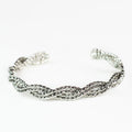 Two Row Twisted Metal Cuff