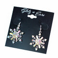 Baguette & Rhinestone Dangling Earrings