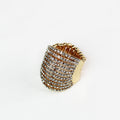 11 Row Pave Stretch Ring