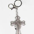 Rhinestone X Cross Purse Charm/Keychain